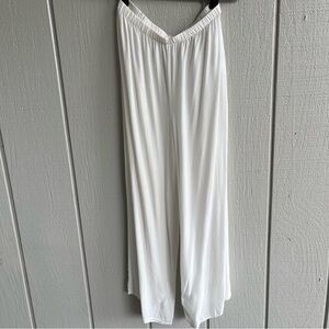 Nap Loungewear Cropped Cupro Sleep Pants White Size S